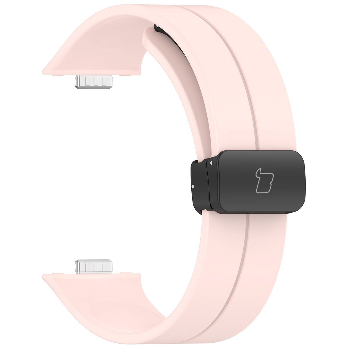 Bison Strap Watch Silicone L for Huawei Watch Fit 4 Pro/Fit 4/Fit 3 shown from the back