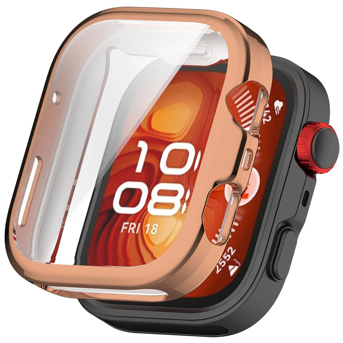 Front and back of Bison Case Watch Felipe for Huawei Watch Fit 4