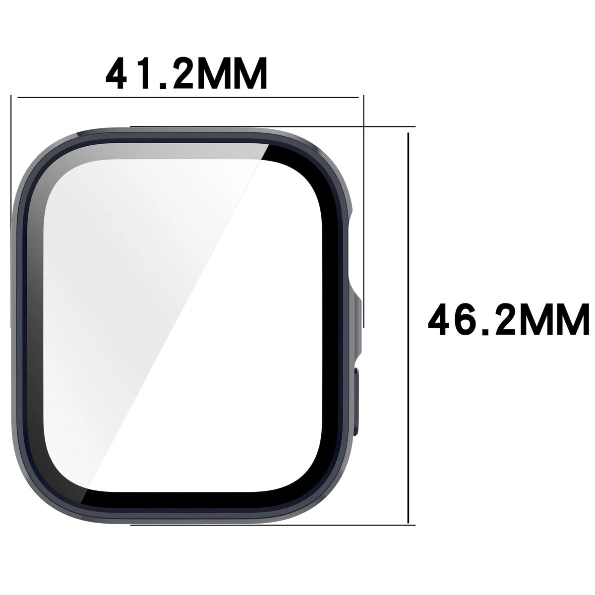 Dimensiunile husei Bizon Case+Glass Watch pentru Huawei Watch Fit 4
