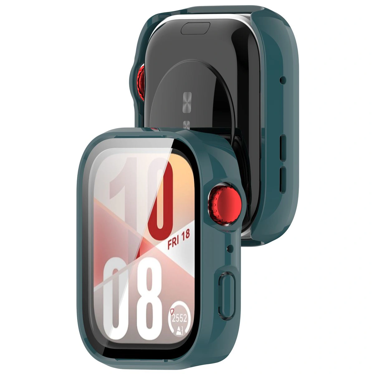 Carcasă cu sticlă integrată Bizon Case+Glass Watch pentru Huawei Watch Fit 4