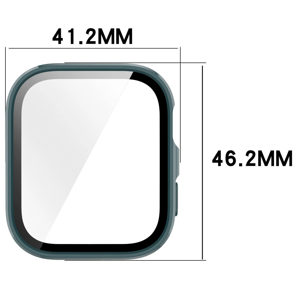 Dimensiunile carcasei Bizon Case+Glass Watch pentru Huawei Watch Fit 4