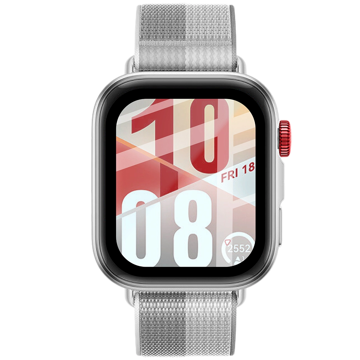 Szkło hybrydowe z czarną ramką idealnie dopasowane do Huawei Watch Fit 4