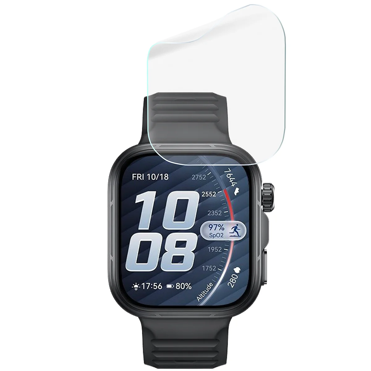 Zestaw folii hydrożelowych Bizon Watch Film Hydrogel Duo dla Huawei Watch Fit 5 Pro
