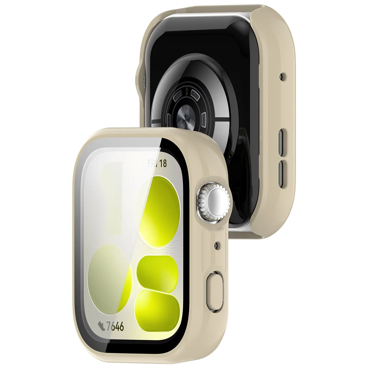 Case with built-in glass Bizon Case Watch Adamo for Huawei Watch Fit 5