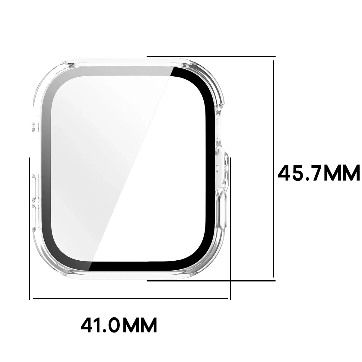 Dimensions of the Bizon Case Watch Adamo for Huawei Watch Fit 5