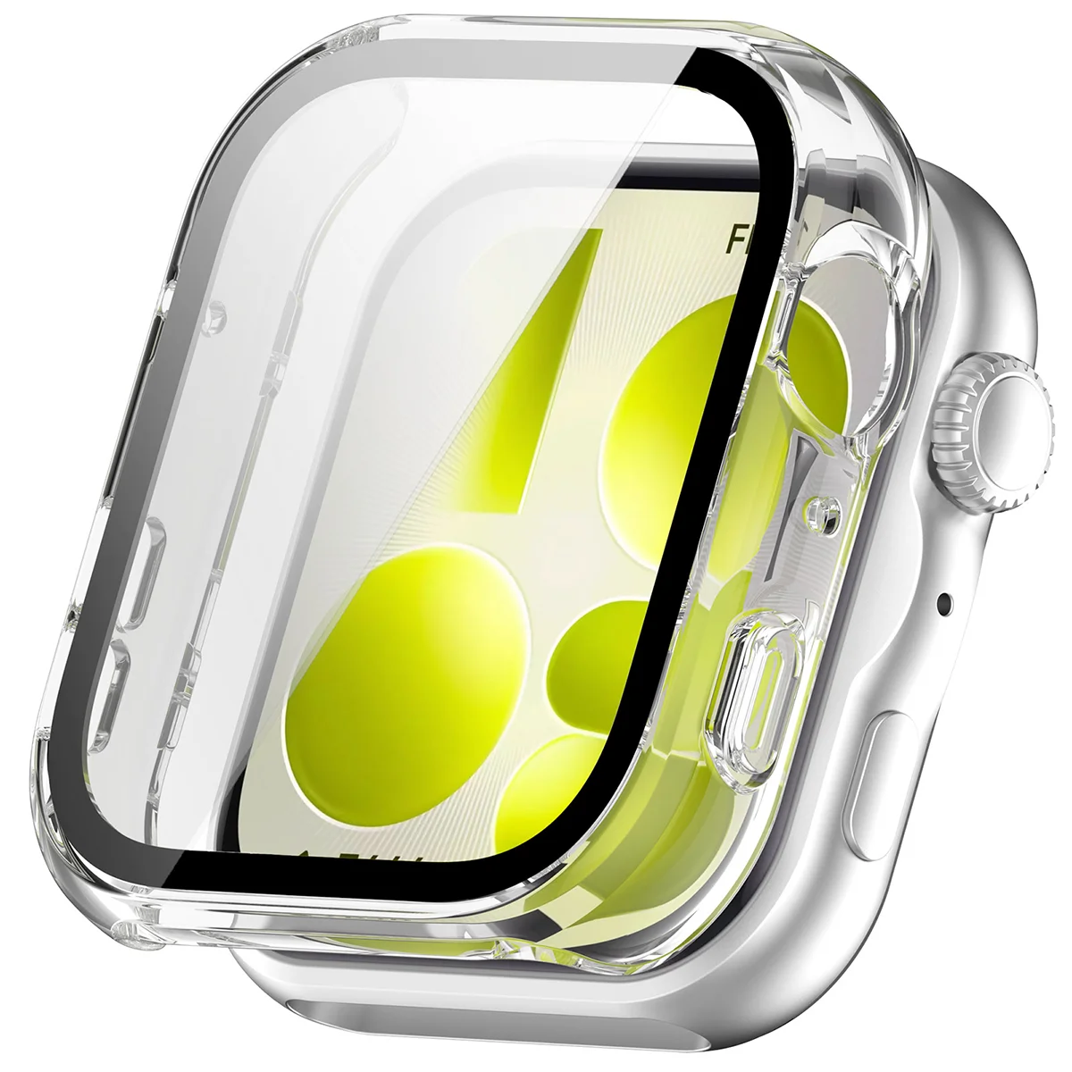 Visualization of applying the Bizon Case Watch Adamo to Huawei Watch Fit 5
