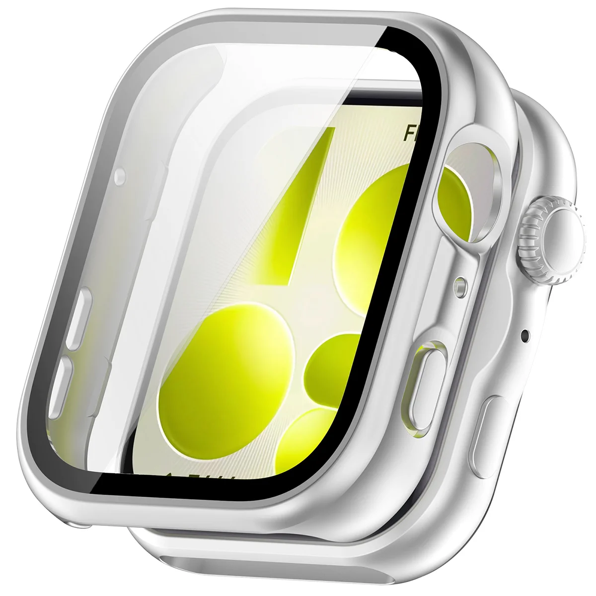 Visualization of applying the Bizon Case Watch Adamo to Huawei Watch Fit 5