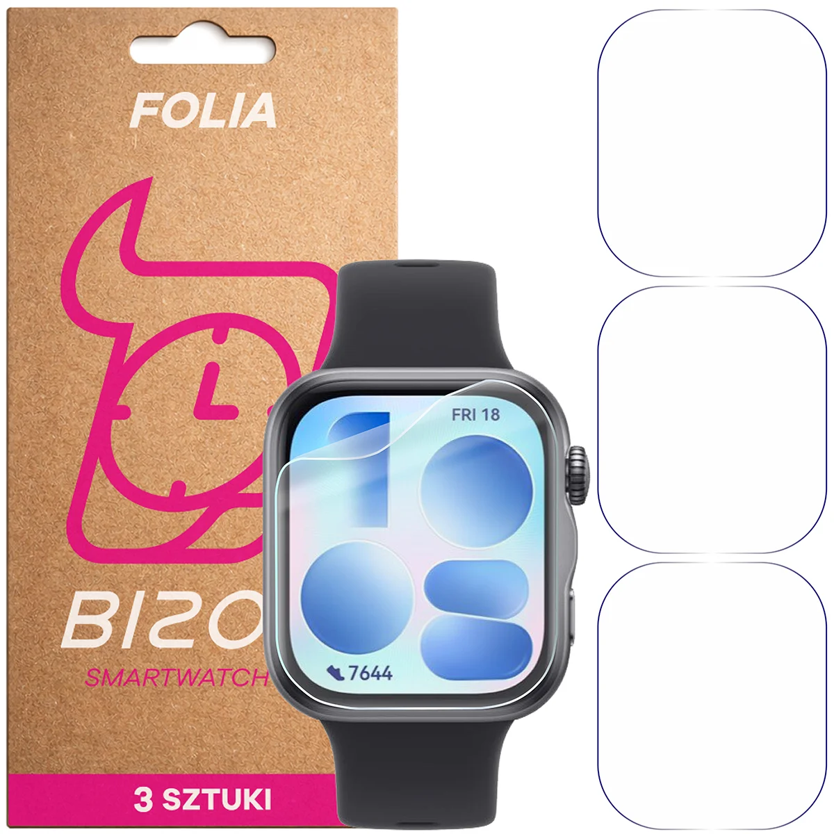 Folia hydrożelowa Bizon Watch Film HydroFlex dla Huawei Watch Fit 5