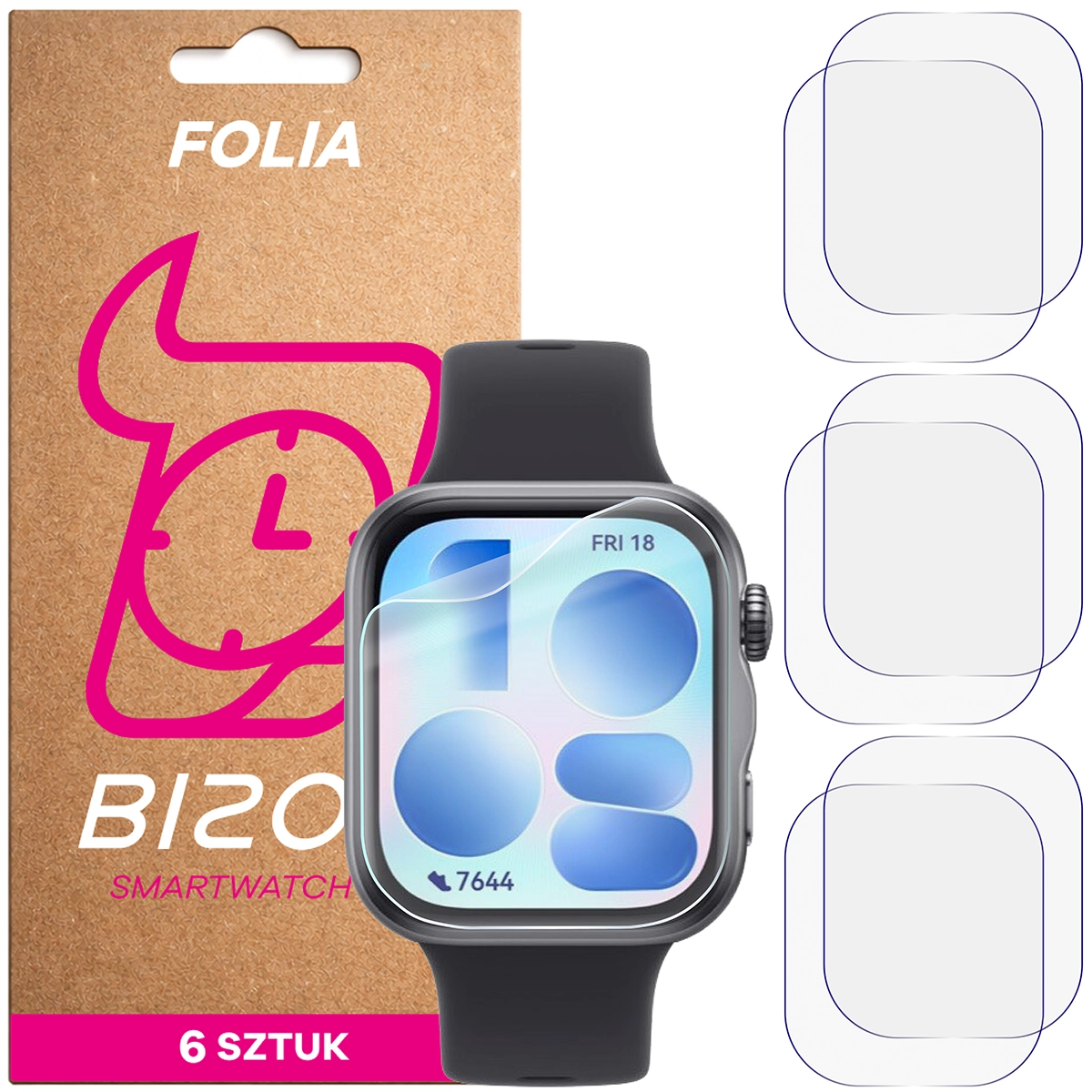 Bizon Watch Film HydroFlex hydrogel film for Huawei Watch Fit 5