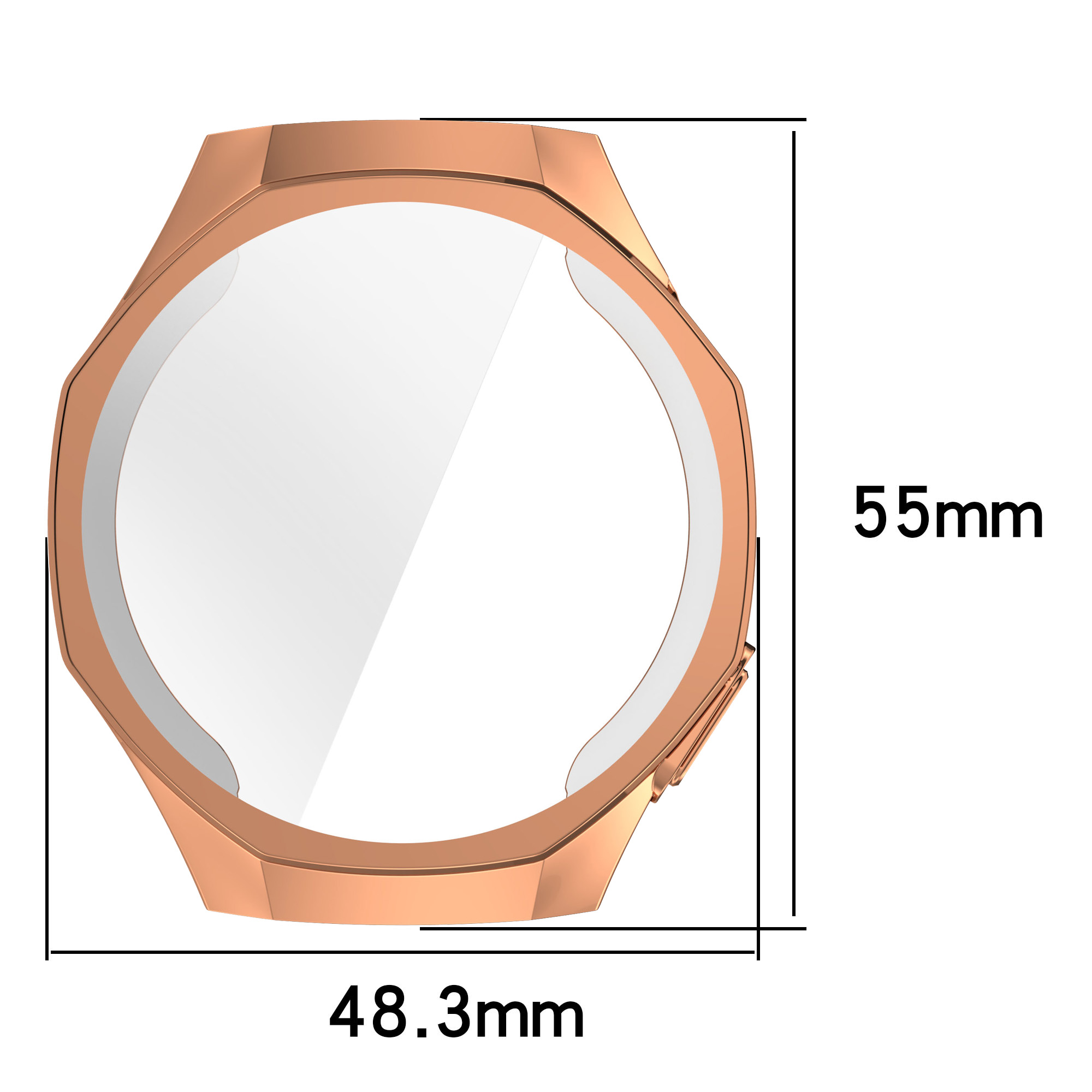 Etui Bizon Case Watch Felipe pentru Huawei Watch GT 5 Pro 46 mm
