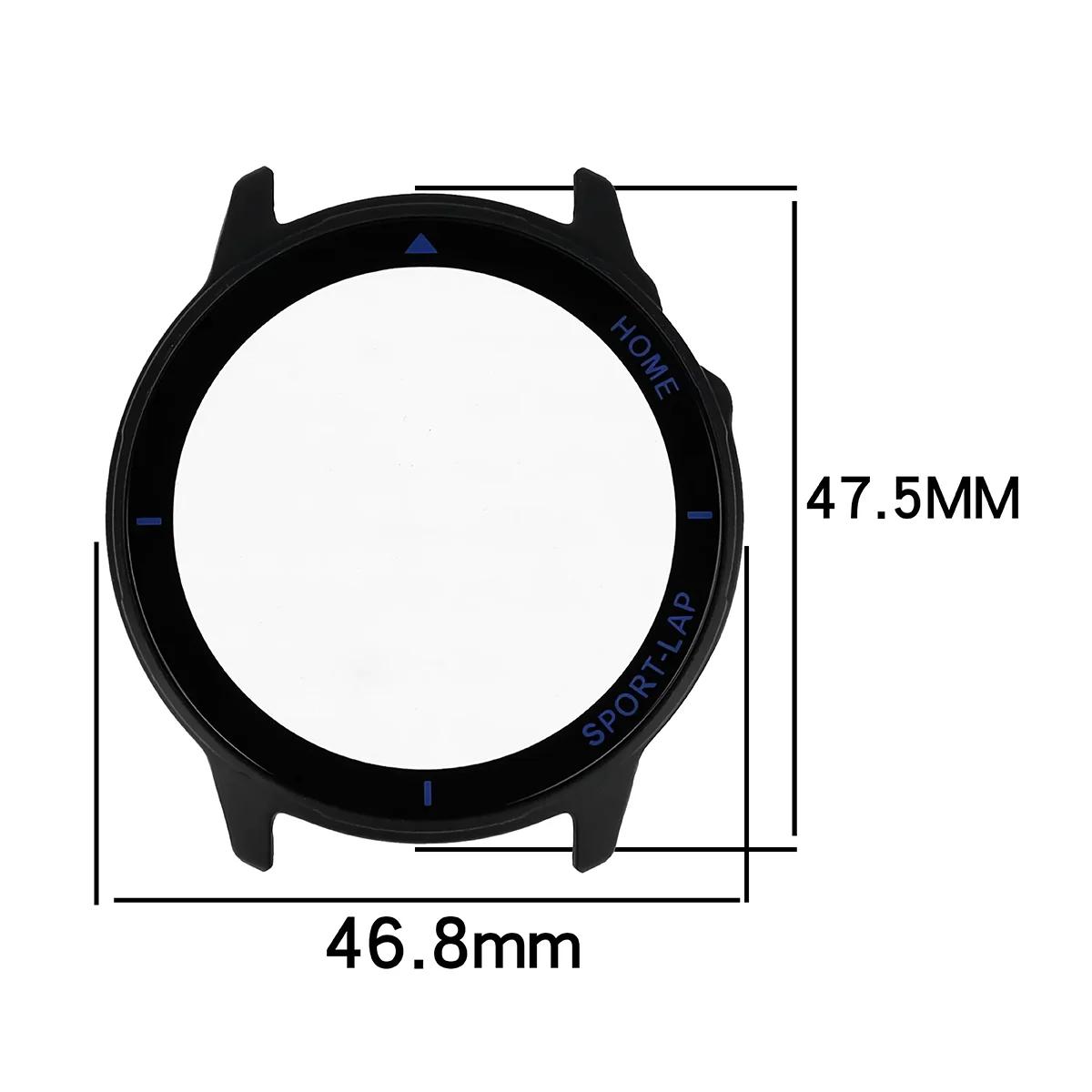 Wymiary etui Bizon Case Watch Adamo do Huawei Watch GT Runner 2