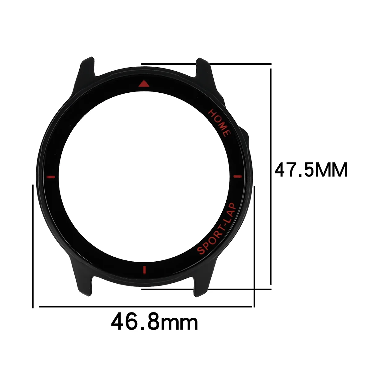 Wymiary etui Bizon Case Watch Adamo do Huawei Watch GT Runner 2