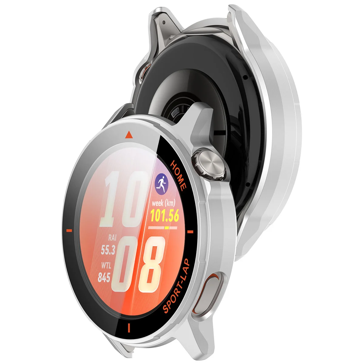 Etui z wbudowanym szkłem Bizon Case Watch Adamo do Huawei Watch GT Runner 2