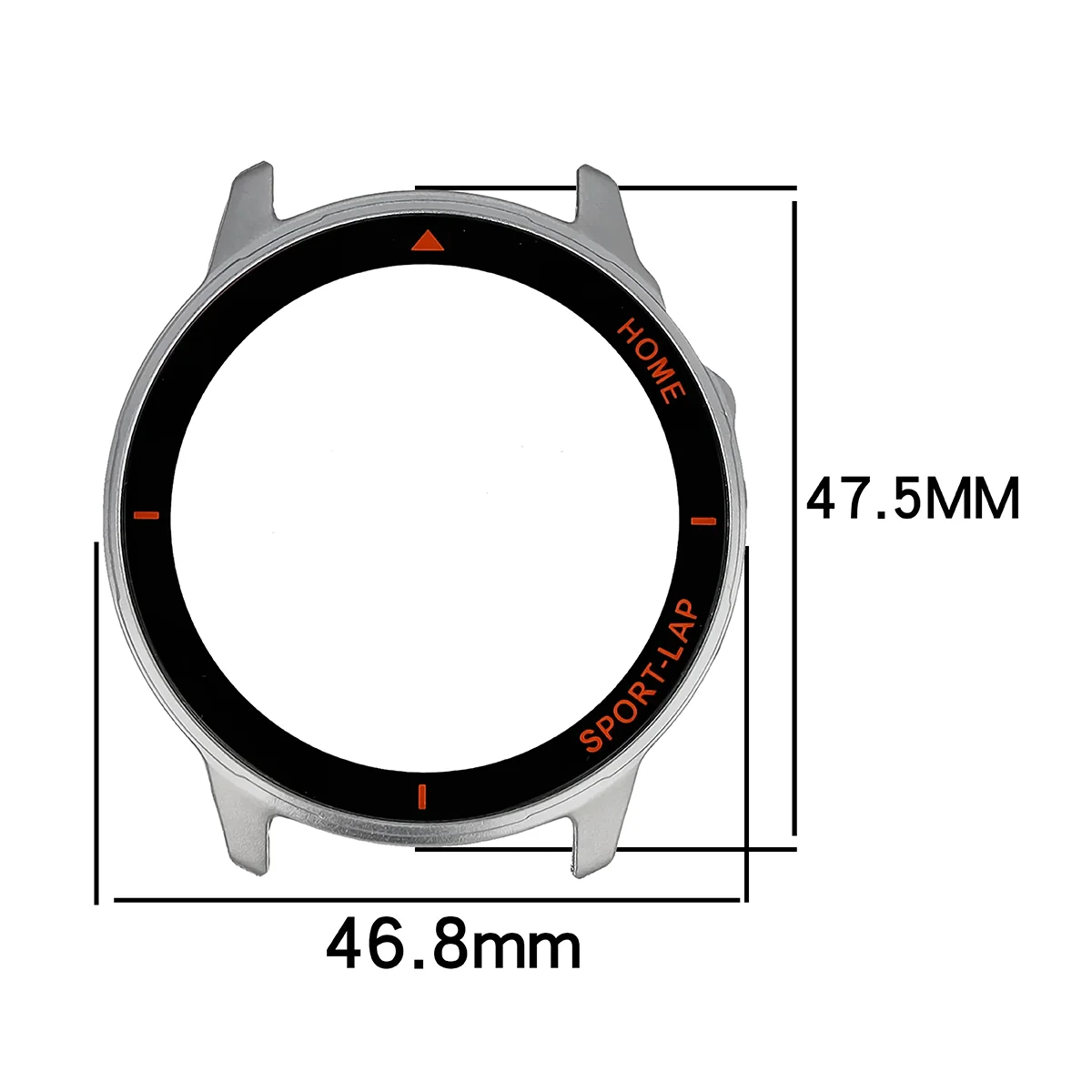 Wymiary etui Bizon Case Watch Adamo do Huawei Watch GT Runner 2