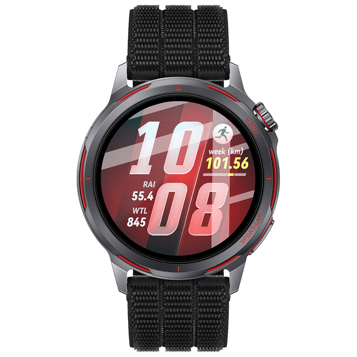 Szkło hybrydowe z czarną ramką idealnie dopasowane do Huawei Watch GT Runner 2