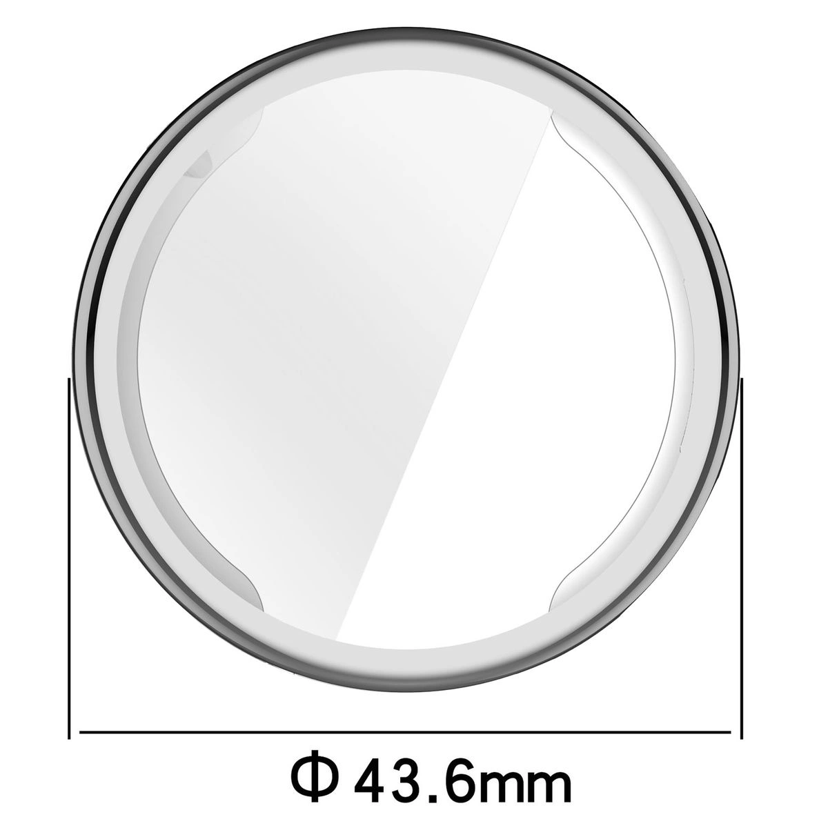 Husă Bizon Case Watch Felipe pentru Huawei Watch GT6 41 mm
