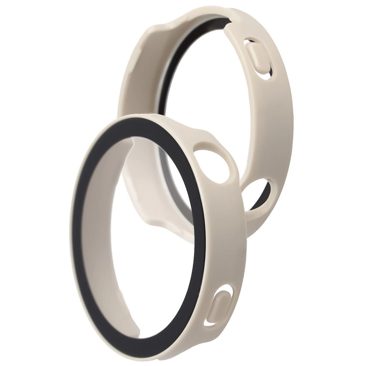 Etui cu sticlă integrată Bizon Case+Glass Watch pentru Huawei Watch GT6 41 mm