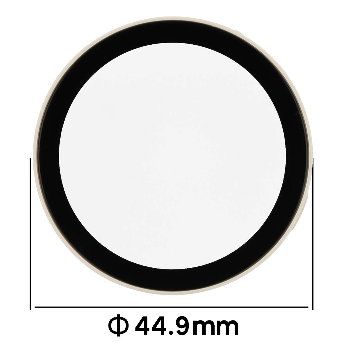 Dimensiunile etuiului Bizon Case+Glass Watch pentru Huawei Watch GT6 41 mm