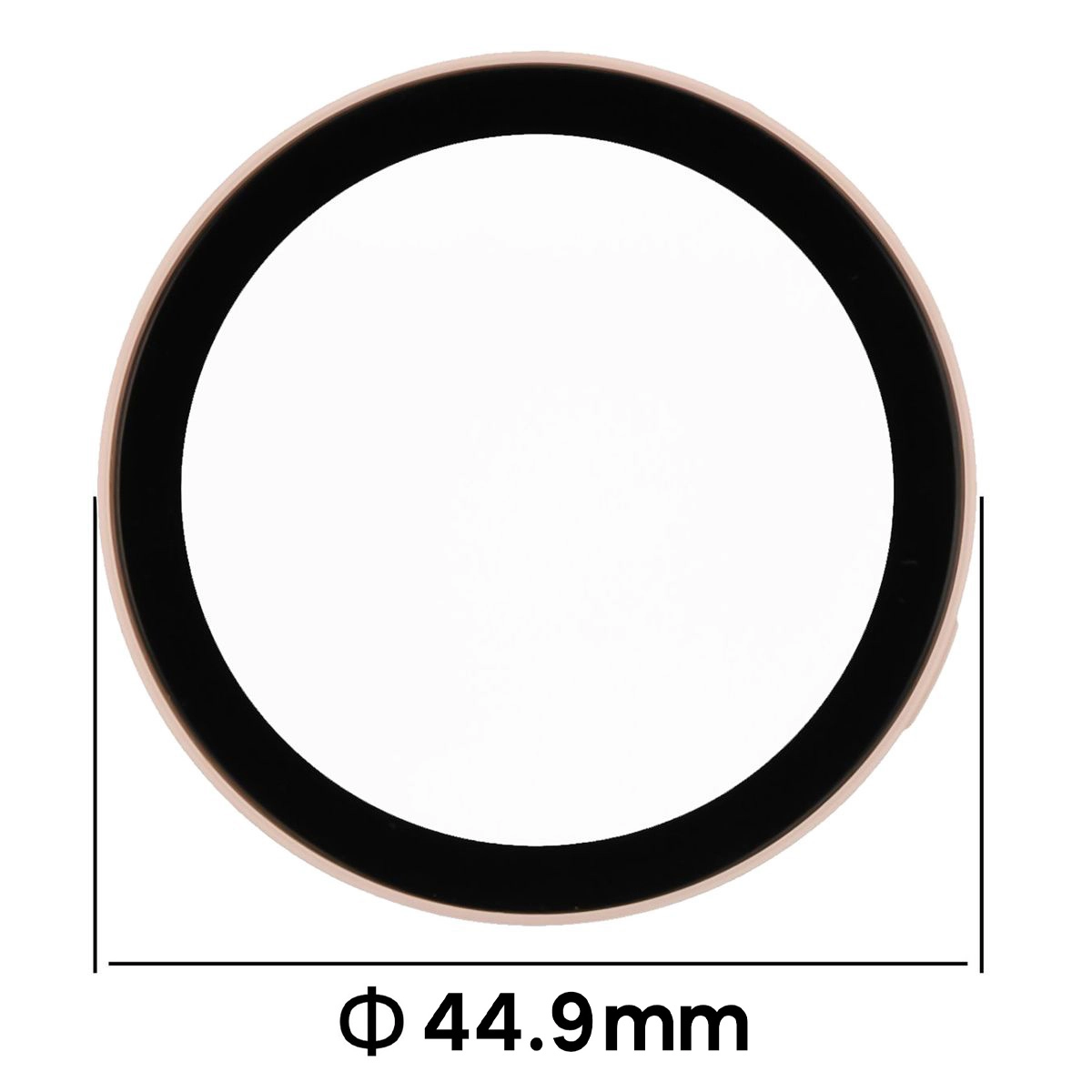 Dimensiunile etui-ului Bizon Case+Glass Watch pentru Huawei Watch GT6 41 mm