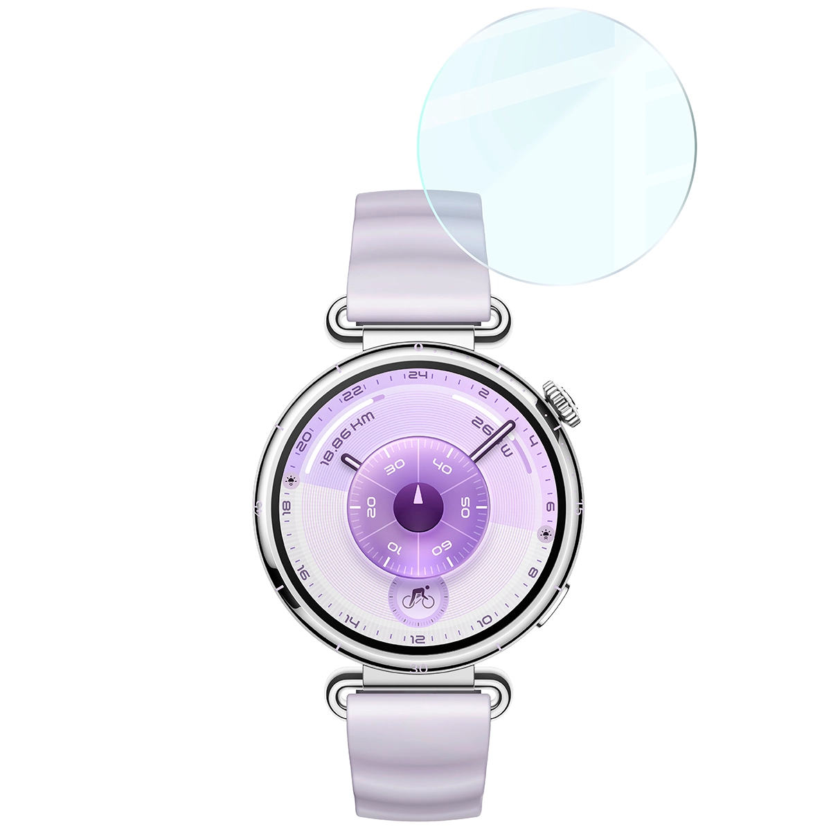 Przejrzystość szkła Bizon Glass Watch Clear do Huawei Watch GT6 41 mm