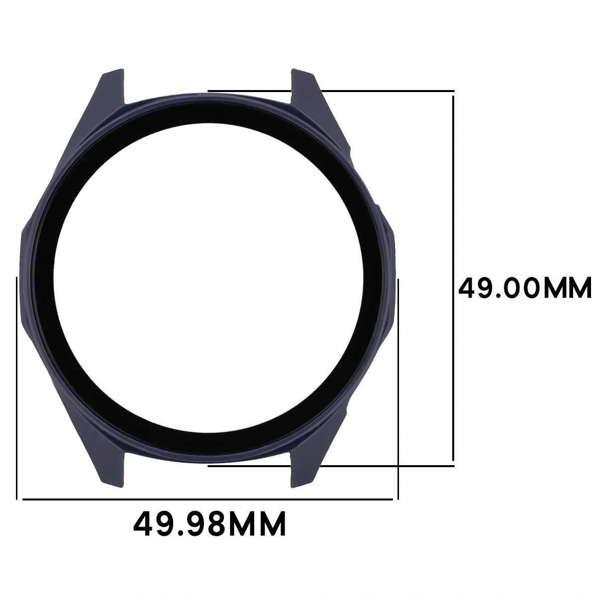 Dimensions of the Bizon Case+Glass Watch for Huawei Watch GT6 46 mm