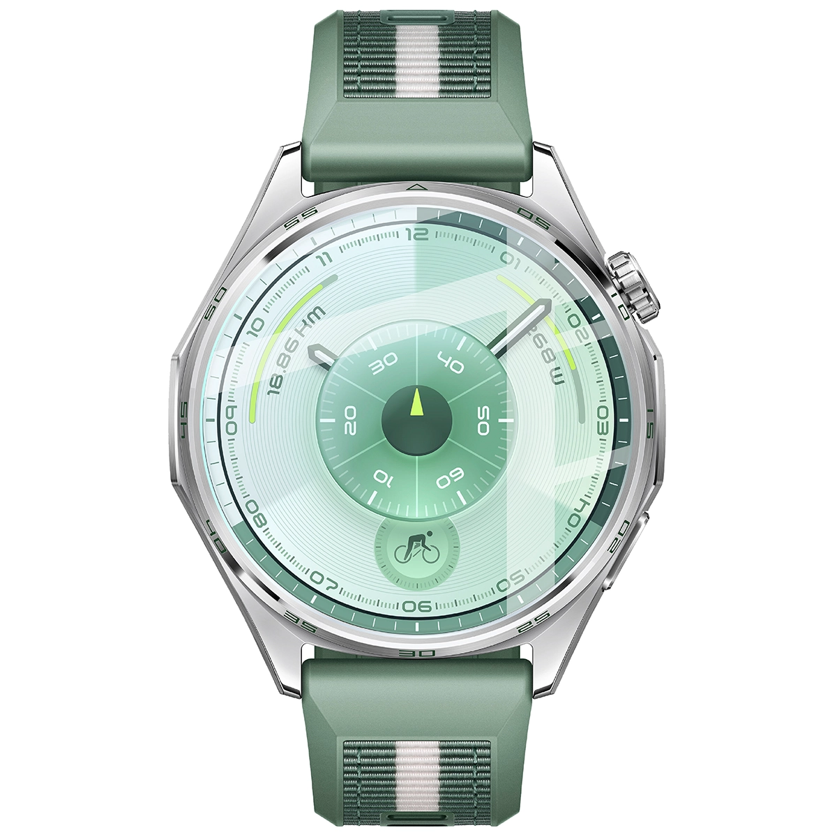 Wymiary szkła Bizon Glass Watch Clear do Huawei Watch GT6 46 mm