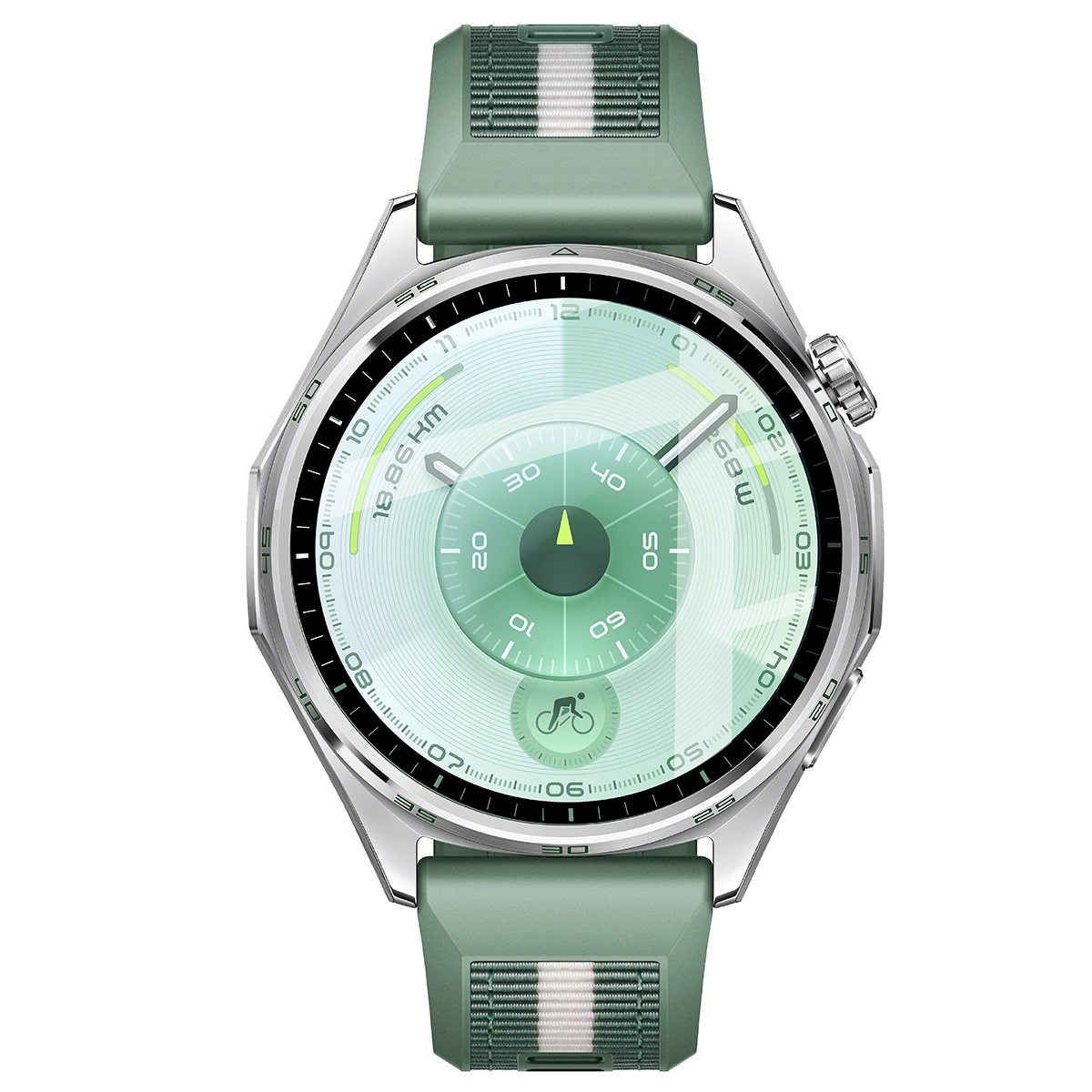 Szkło hybrydowe z czarną ramką idealnie dopasowane do Huawei Watch GT6 46 mm