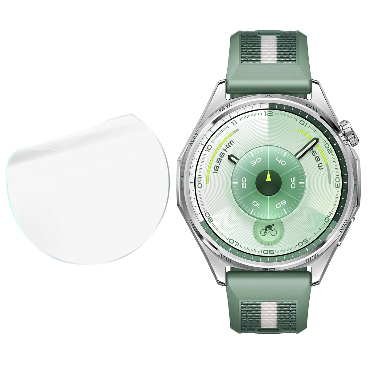 Bizon Glass Watch Hydrogel Duo w zestawieniu z Huawei Watch GT6 46 mm!