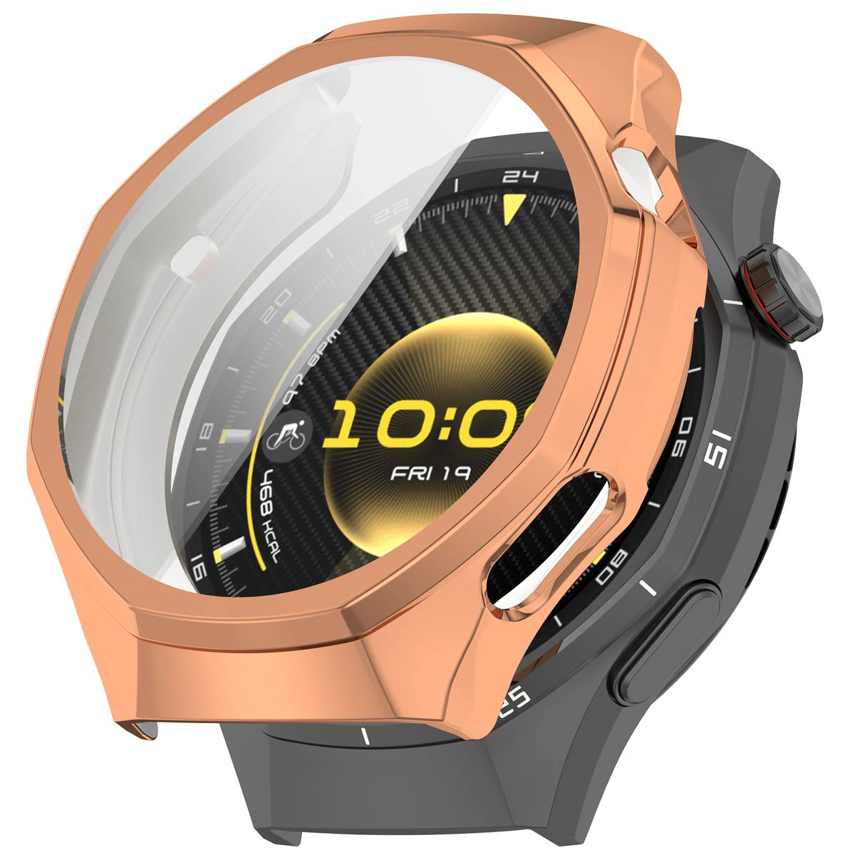 Vorder- und Rückseite des Bizon Case Watch Felipe für Huawei Watch GT6 Pro 46 mm