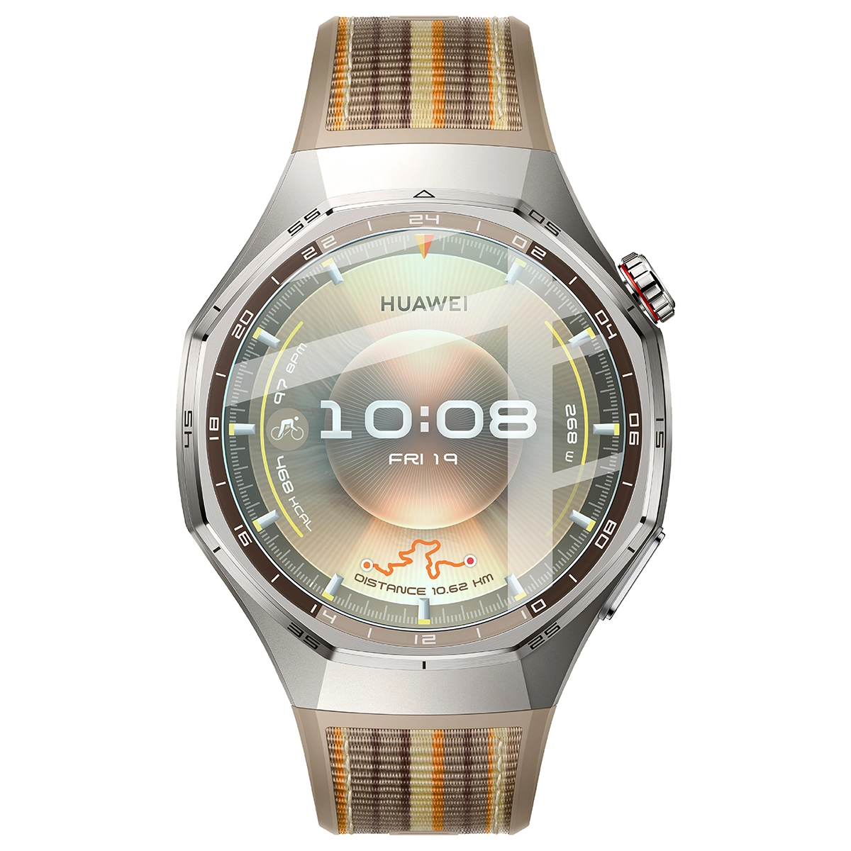 Wymiary szkła Bizon Glass Watch Clear do Huawei Watch GT6 Pro 46 mm