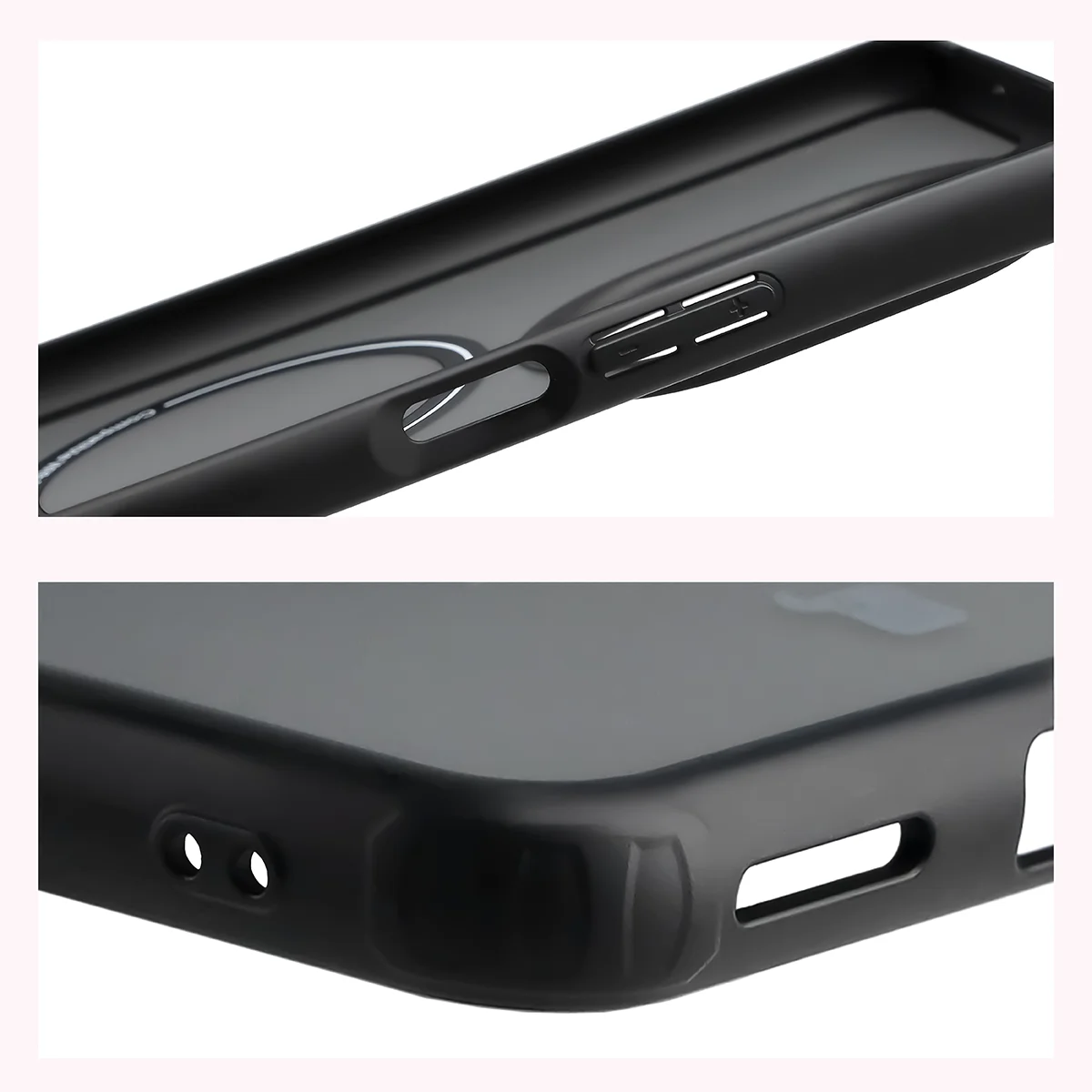 Wzmocnione narożniki i podwyższone ranty ekranu w etui Bizon Case MatteO do Huawei nova 14 Pro