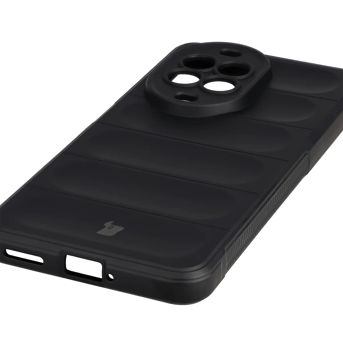 Precyzyjne wycięcia i kompatybilność z ładowaniem indukcyjnym w etui Bizon Case Tur do Huawei nova 14 Pro