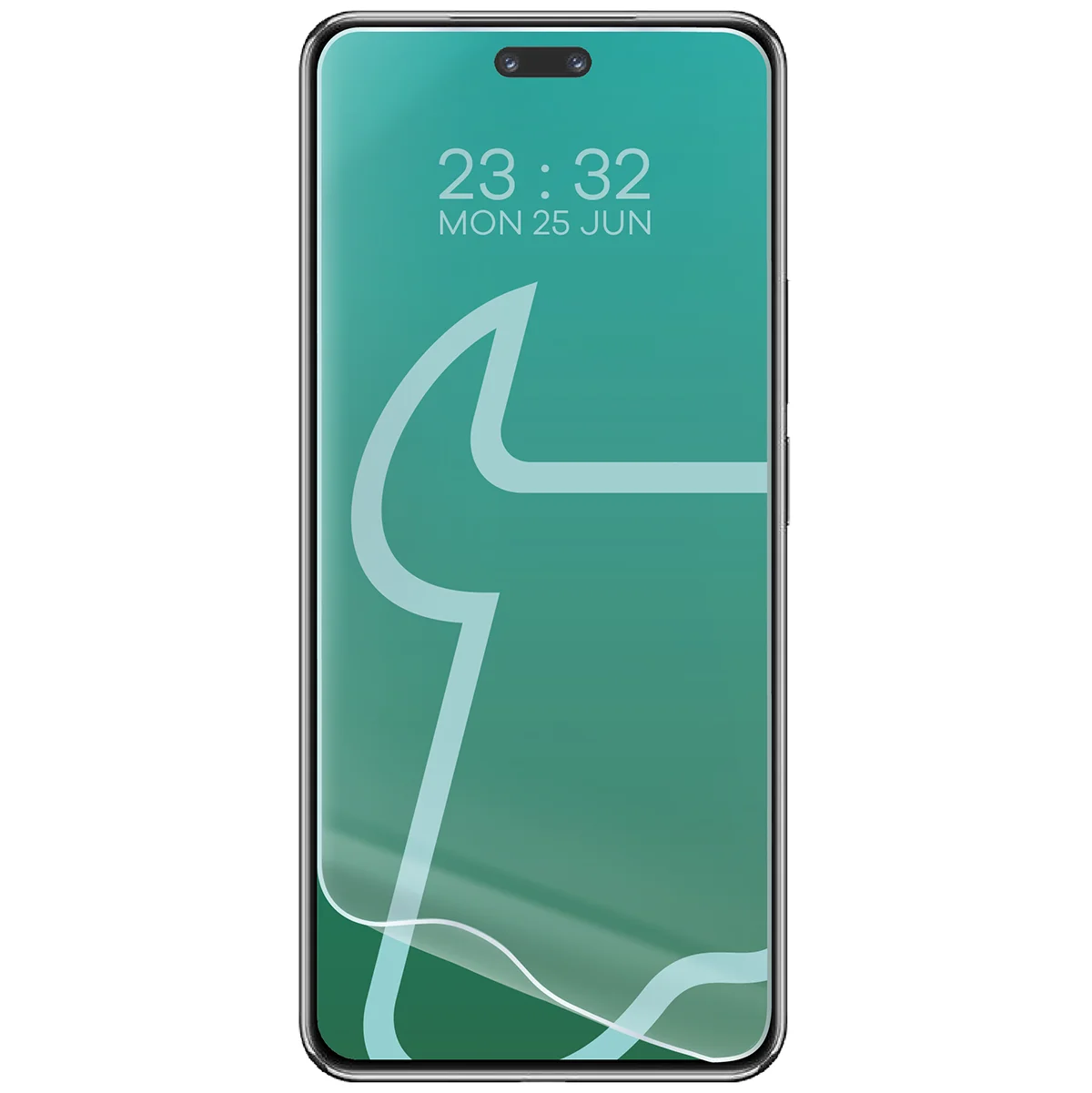 Folia hydrożelowa do Huawei nova 14 Pro obok telefonu