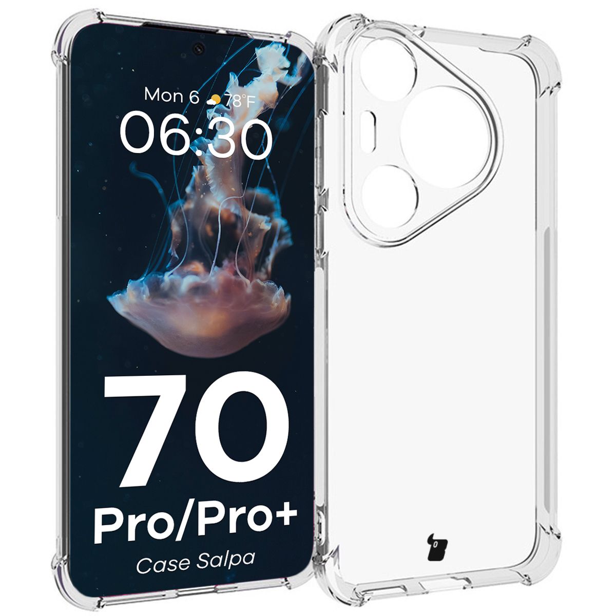 Transparent Bizon Case Salpa for Huawei Pura 70 Pro / Pro+