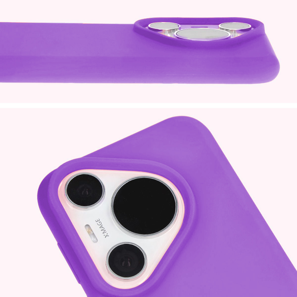 Close-up of the lens cutout in the Bizon Soft Case