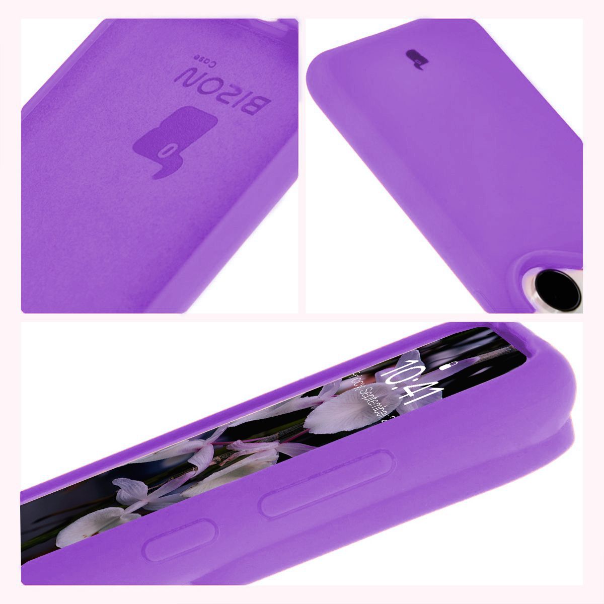 Bizon Soft Case construction: integrated covers, raised edges, and microfiber padding