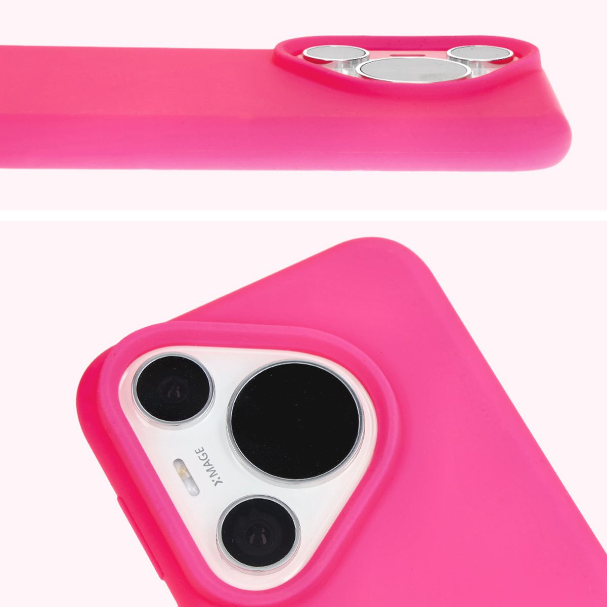 Close-up of the lens cutout in Bizon Soft Case