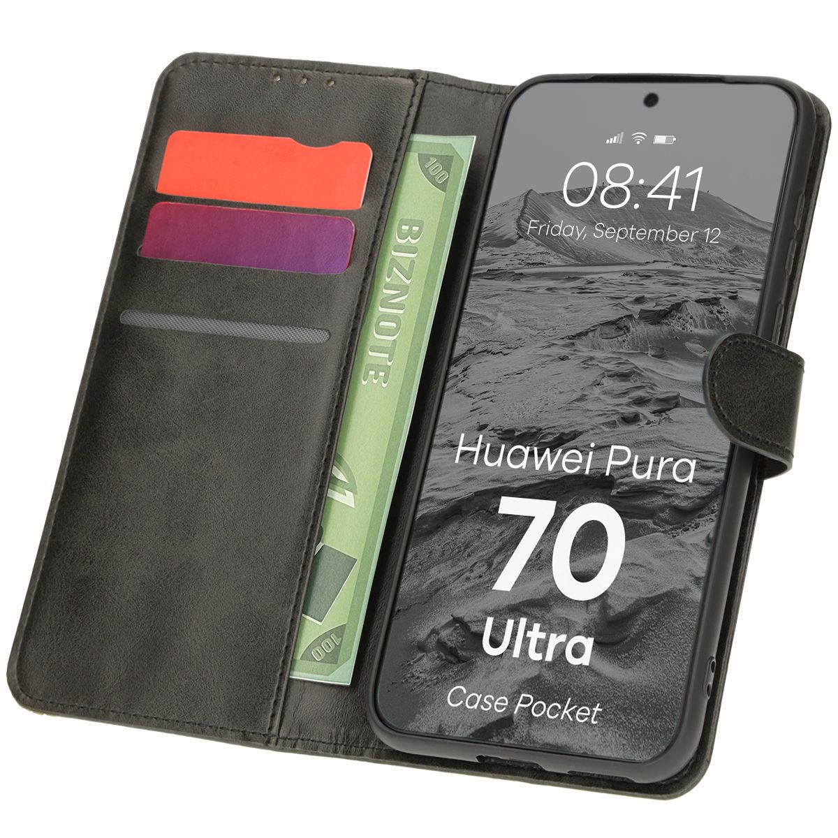 Bizon Case Pocket flap case for Huawei Pura 70 Ultra