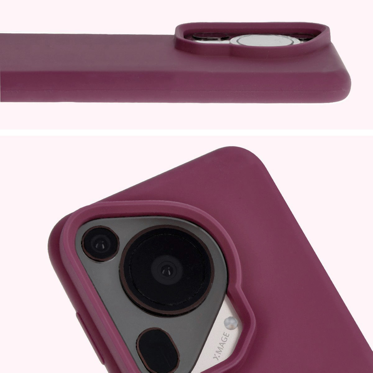 Close-up of the lens cutout in the Bizon Soft Case