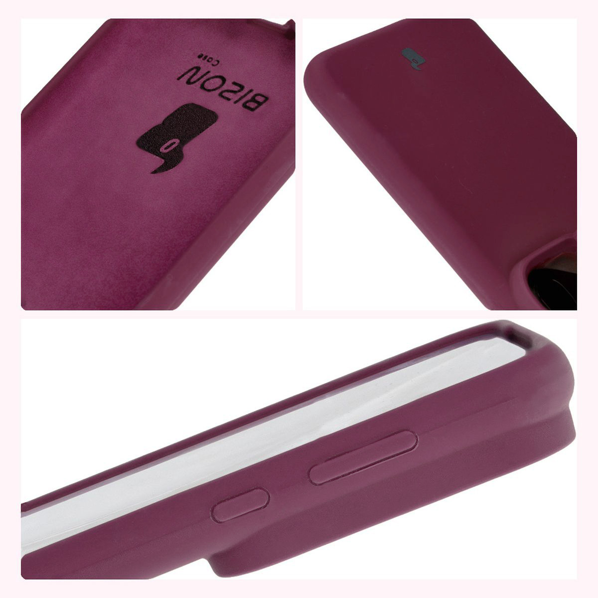Bizon Soft Case construction: integrated covers, raised edges, and microfiber padding