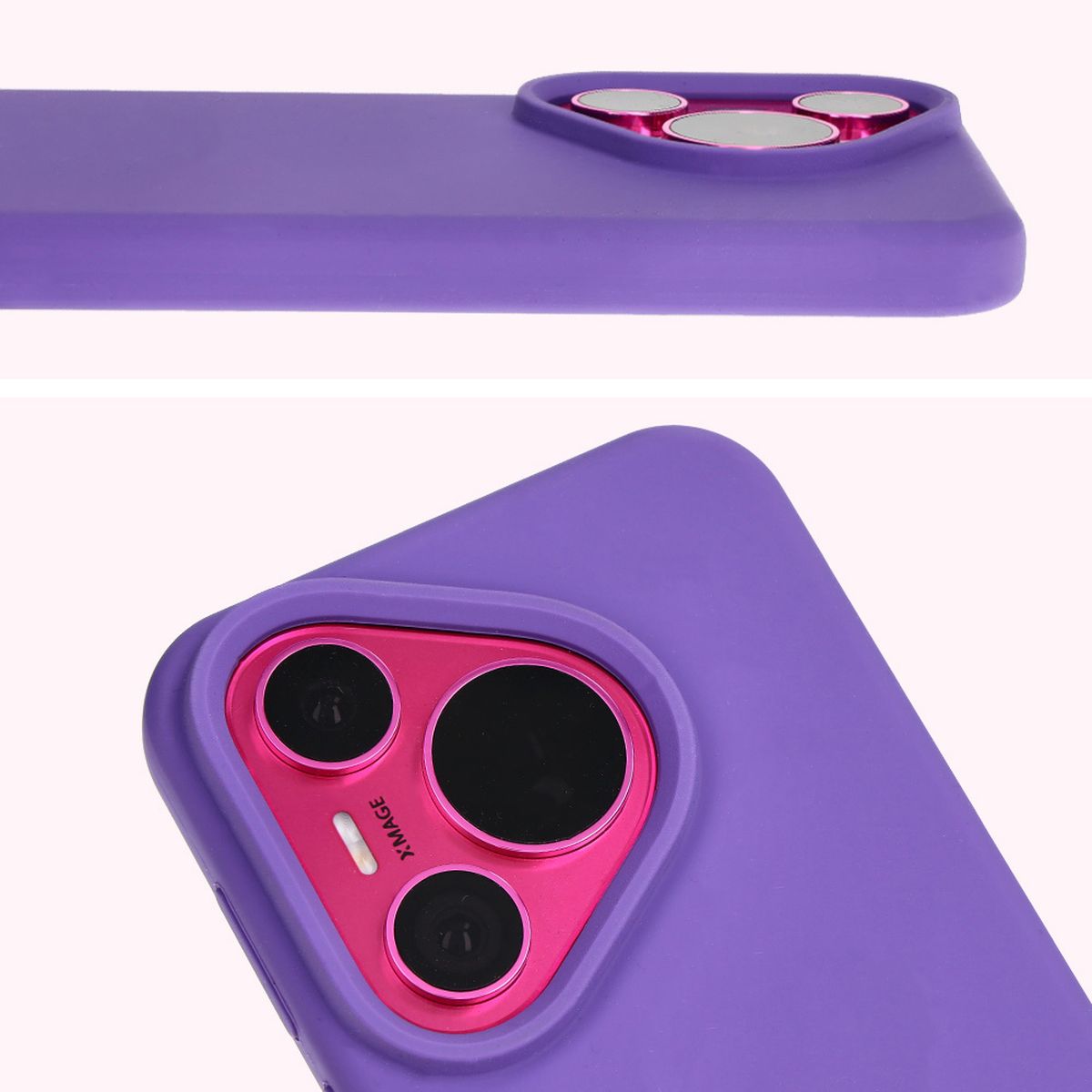 Close-up of the lens cutout in the Bizon Soft Case