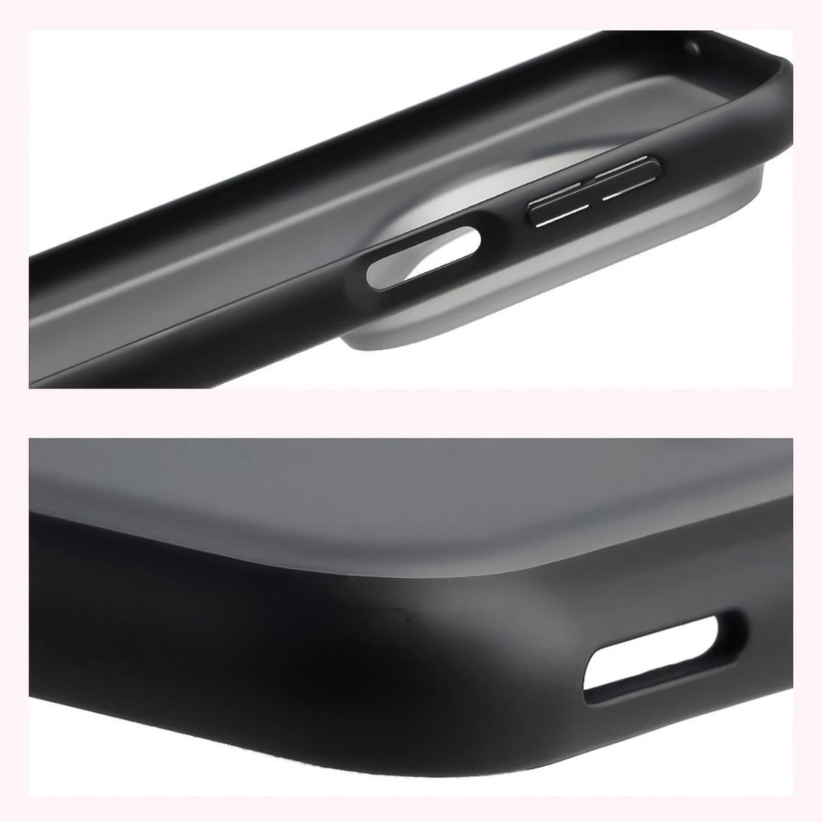 Verstärkte Ecken und erhöhte Ränder des Bildschirms in der Bizon Case Angelo Hülle für Huawei Pura 80 Pro / Huawei Pura 80 Pro Plus