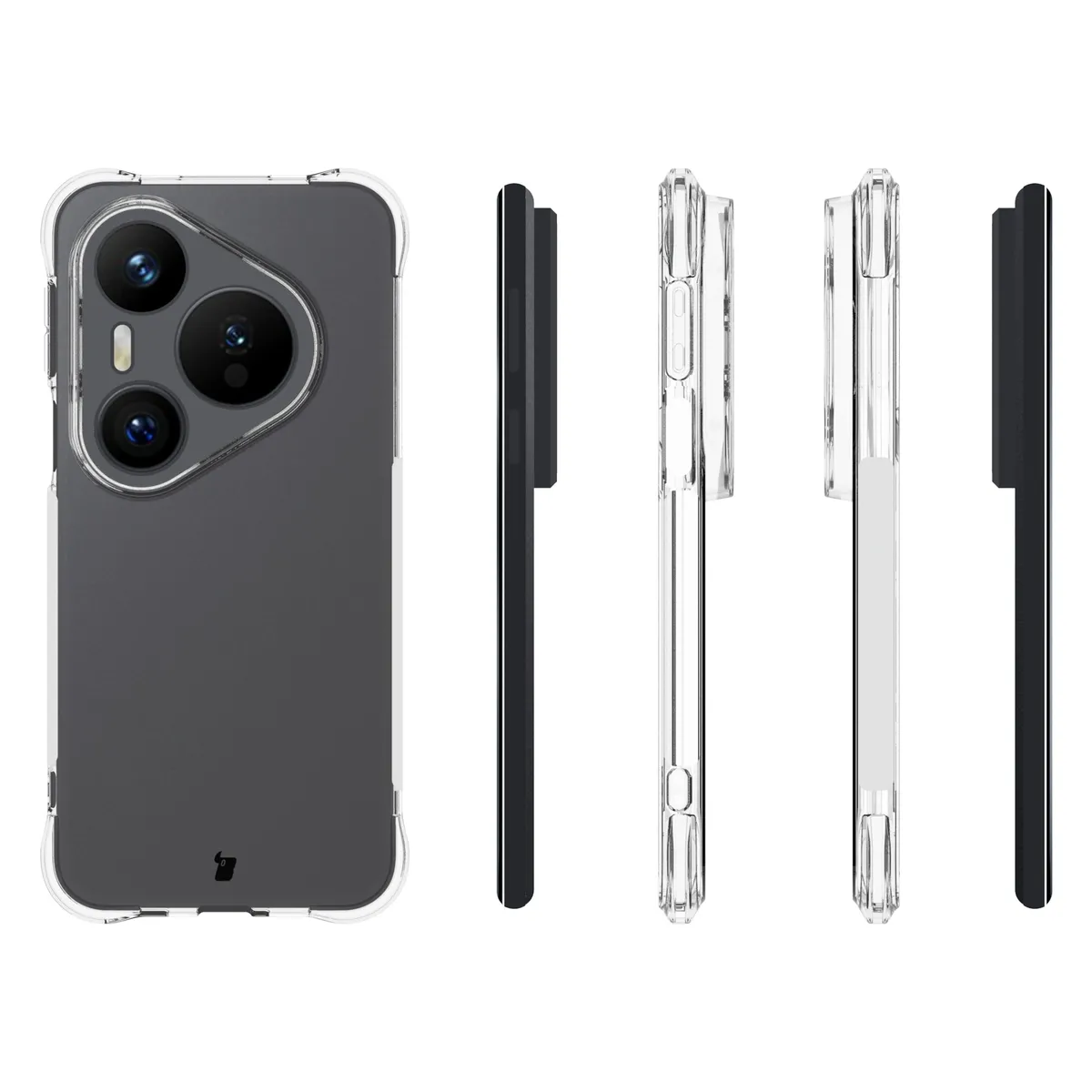 Bizon Case Salpa for Huawei Pura 80 Pro / Huawei Pura 80 Pro Plus from different angles