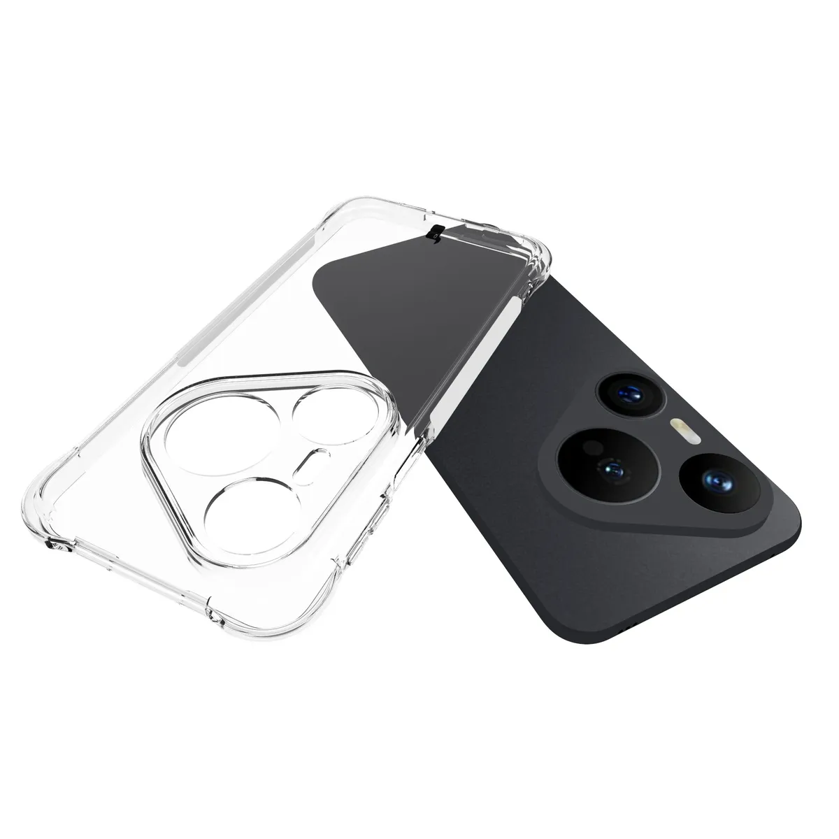 Dedicated cutouts and raised edges for the camera in the Bizon Case Salpa for Huawei Pura 80 Pro / Huawei Pura 80 Pro Plus