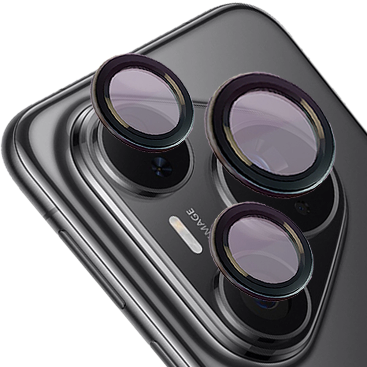 Szkło na aparat do telefonu z aplikatorem Bizon Glass Snap Lens do Huawei Pura 80 Pro / Huawei Pura 80 Pro Plus