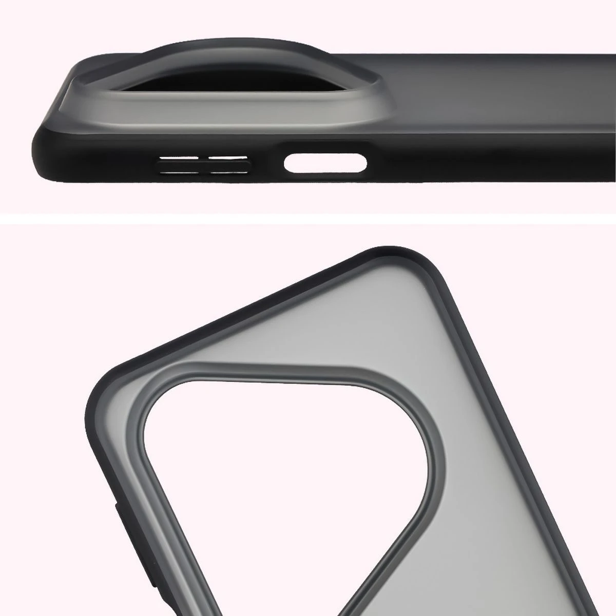 Full cutout and raised edges for the camera in the Bizon Case Angelo for Huawei Pura 80 Ultra