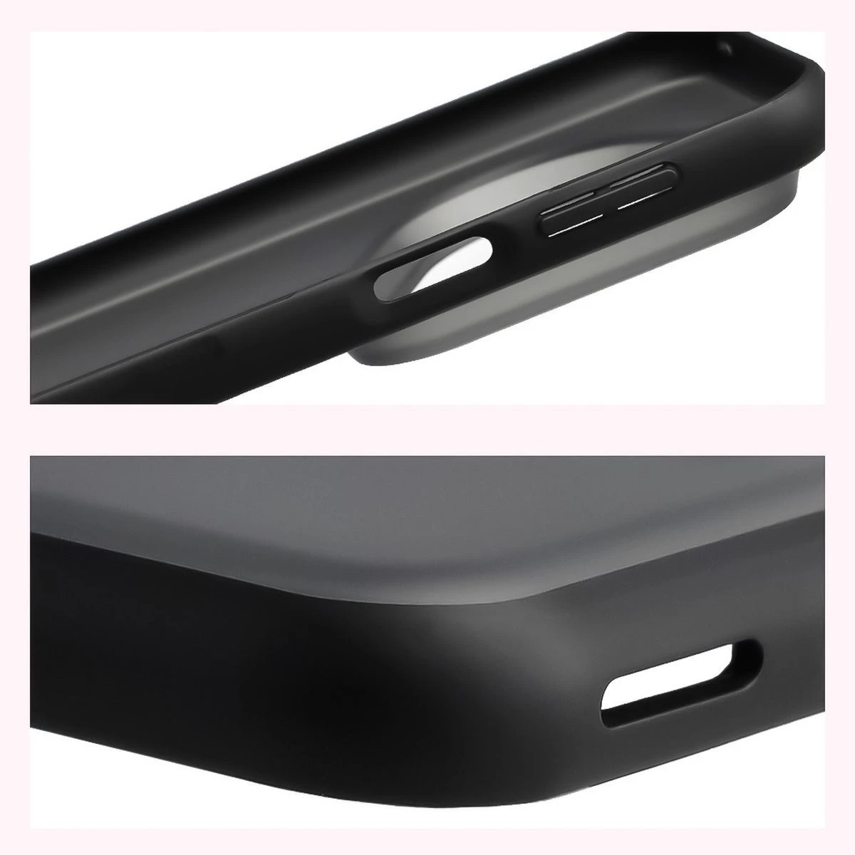 Reinforced corners and raised screen edges in the Bizon Case Angelo for Huawei Pura 80 Ultra