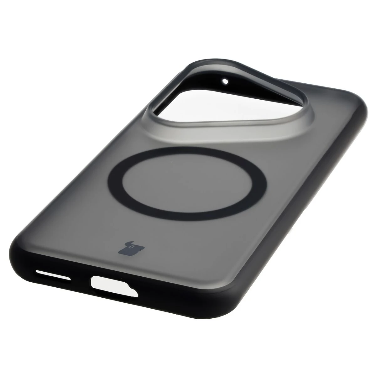 Zintegrowane przyciski, wycięcia i hybrydowy materiał w etui Bizon Case MatteO do Huawei Pura 80 Ultra