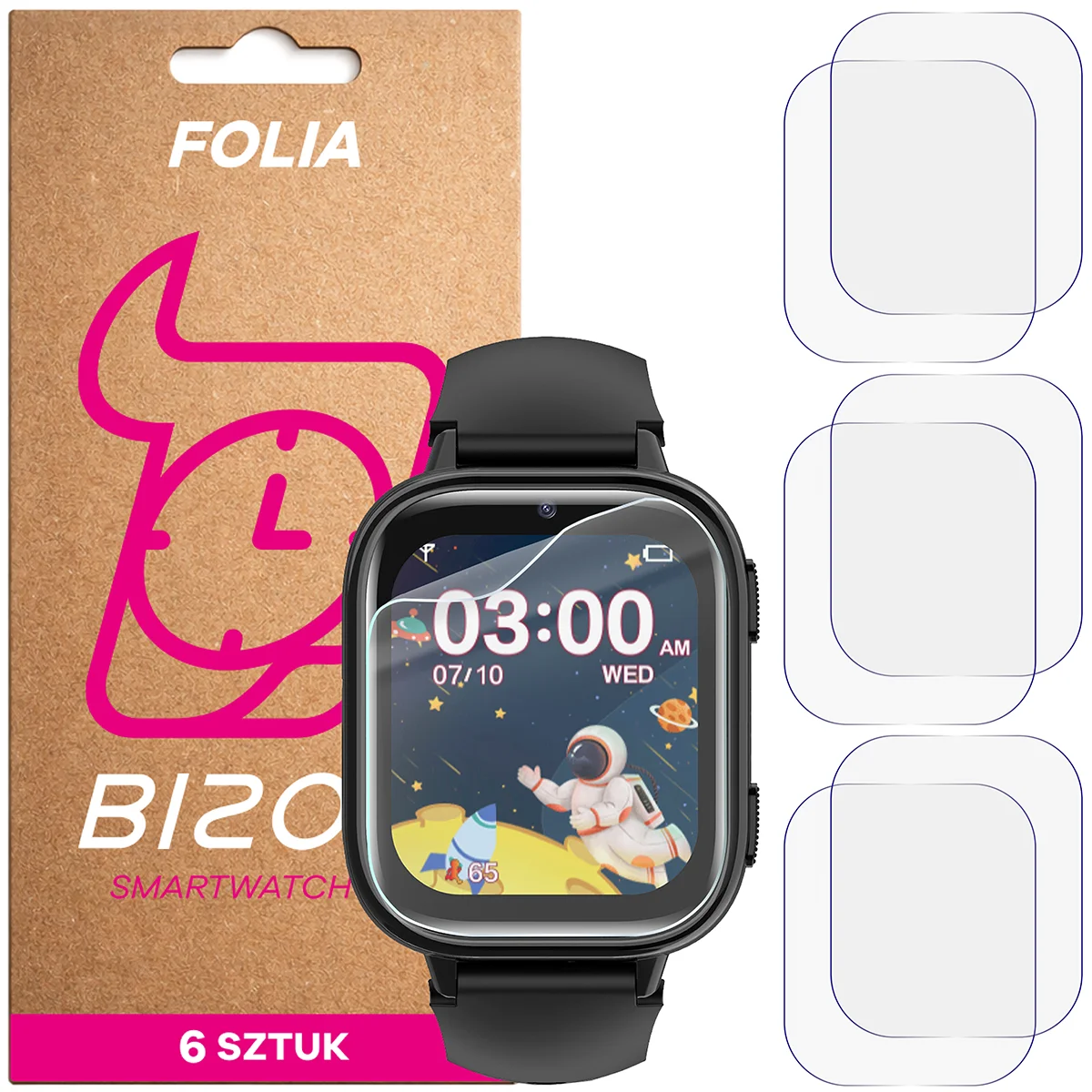 Bizon Watch Film HydroFlex hydrogel film for JG Smart A26