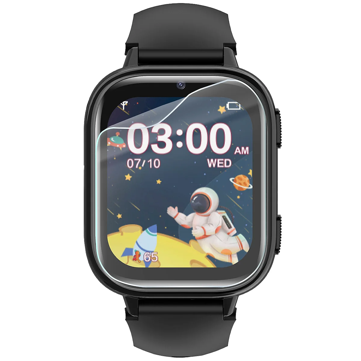 Bizon Watch Film HydroFlex hydrogel film for JG Smart A26 on the watch